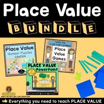 Preview of Place Value Bundle for 2 and 3 Digit Numbers