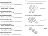 Place Value Bundles to 1000 Assessment 2.NBT.A.1