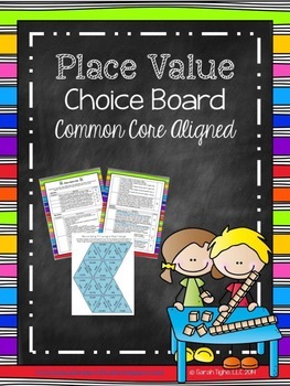 Place Value Choice Board (Common Core Aligned)