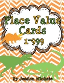 Place Value Cards {Dinosaur Theme}