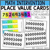 Place Value Cards