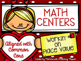 Place Value Centers Valentines Math