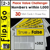 Place Value Challenge Edition - Flip & Go Cards