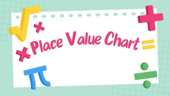 Preview of Place Value Chart