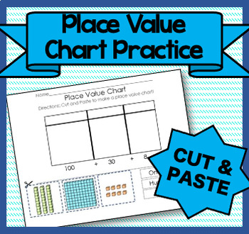 Preview of Place Value Chart Cut & Paste