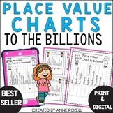Place Value Chart to the Billions | Math Notebook Charts
