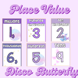 Place Value Charts with Decimals, Butterfly, Speak Now, Ta