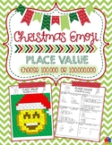 Place Value Christmas Emoji (Hundred Thousands OR Hundred 