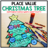Place Value Christmas Tree Craftivity | Christmas Math Craft