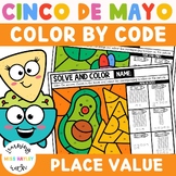 Place Value Cinco De Mayo Themed Color By Code Tens and Ones