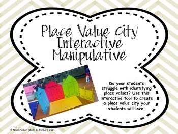 Preview of Place Value City Interactive Manipulative