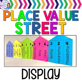 Preview of Place Value Classroom Math Referene Display 