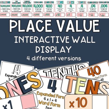 Preview of Place Value Classroom Poster Set