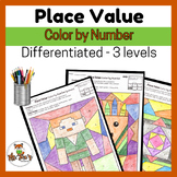 Place Value - Color by Number (TEK 3.2)