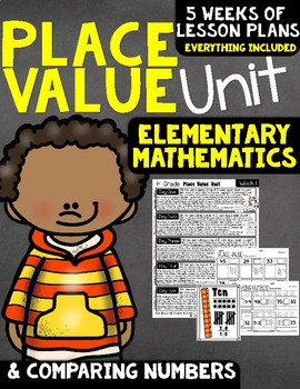 Preview of Place Value Comparing Numbers Unit