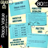 Place Value: Comparing & Ordering Grab & Go Flashcards