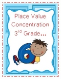 Place Value Concentration (Matching Game)-3rd Grade