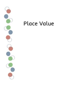 Preview of Place Value Concepts Booklet
