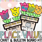 Place Value Flower Craft & Spring Bulletin Board Math Acti