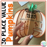 3D Place Value Craft - Fall and Halloween Math