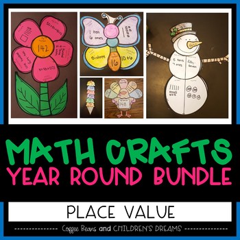 Place Value Craft Mega Bundle by Coffee Beans and Children's Dreams