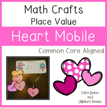 Preview of Valentine's Day Craft | Place Value Math