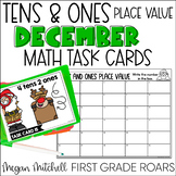 Place Value December Task Card Activity Math Centers, Scoo