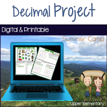 Preview of Place Value Decimal Activities 5th grade 