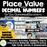 Place Value - Decimals to Thousandths | Digital + Print