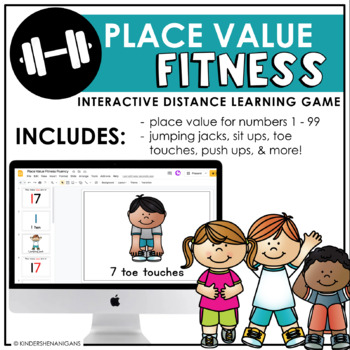 Preview of Place Value | Digital Fitness Game