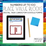 Place Value Digital Task Cards for Distance Learning w/ Go