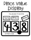 Place Value Display (Black & White)