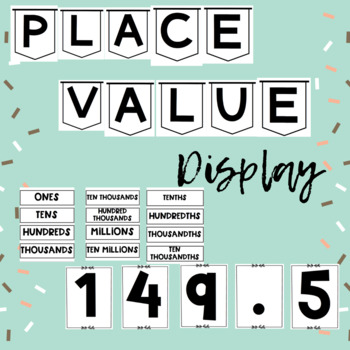 Preview of Place Value Display