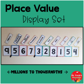 Preview of Place Value Display Set