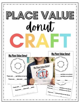 Preview of Place Value Donut Craft