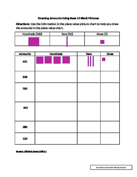 Draw A Place Value Chart