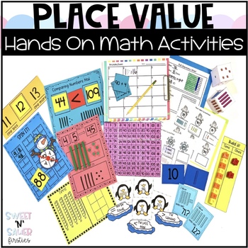 Preview of Place Value Hands On Learning Activities and Centers