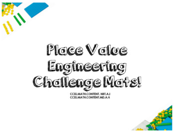 Preview of Place Value Engineering Challenge Mats