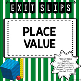 Place Value & Rounding Exit Tickets