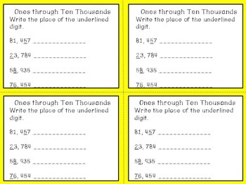 4 grade math review worksheets Place by Tales Exit Tickets Grade  from Third TpT Value
