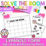 Place Value Expanded Form Math Task Cards 1st Grade Math C