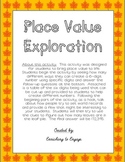 Place Value Exploration 6-digits