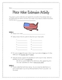 Place Value Extension Activity