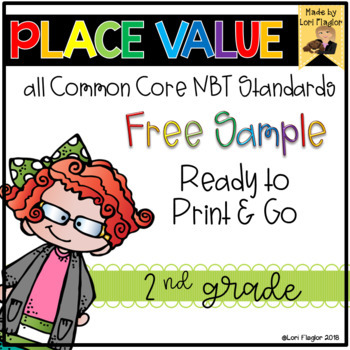 Preview of Place Value- FREEBIE 2nd Grade Math