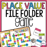 Place Value File Folder Game