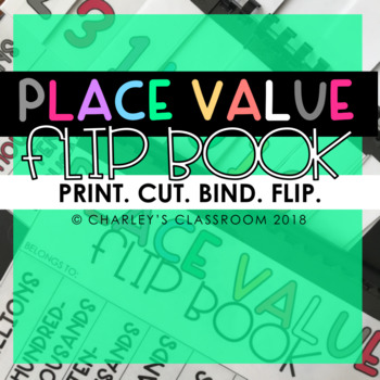 Preview of Place Value Flip Book | Whole Numbers