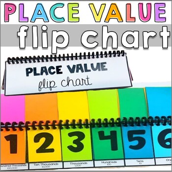 Place Value Flip Chart Math's Teaching Resource Educational Primary Home School 