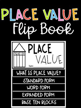 Preview of Place Value Flipbook