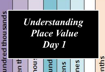 Preview of Place Value Flipchart Day 1