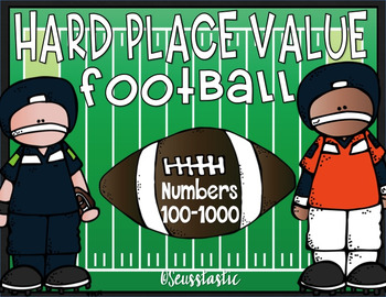 Preview of Place Value Football (100-1000)